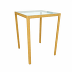 BAR TABLE WITH GLASS TOP (AHO/005/005)