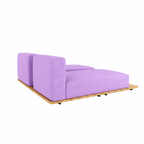 BASE + 2 DOUBLE SEAT + 2 PARALLEL SINGLE BACK WITH CUSHION (AHO/013/039)