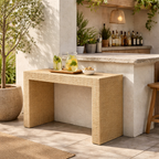 BAR TABLE WITH GLASS TOP (AHO/031/009)