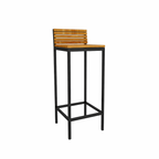 BAR STOOL WITH BACKREST WITH CUSHION (AHO/045/013)