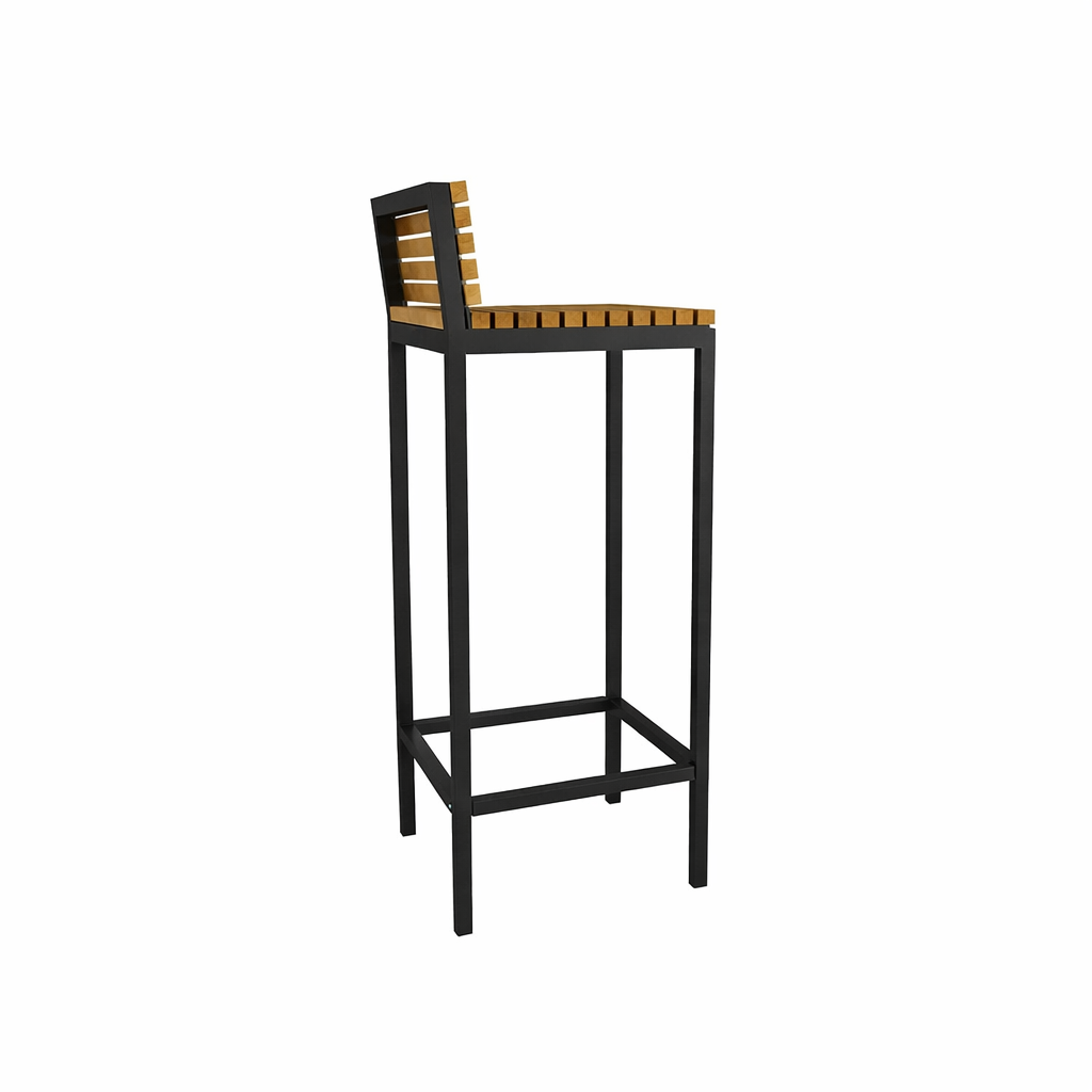 BAR STOOL WITH BACKREST WITH CUSHION (AHO/045/013)