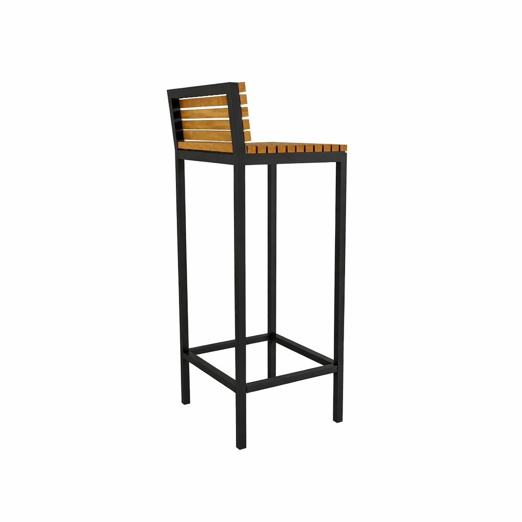BAR STOOL WITH BACKREST WITH CUSHION (AHO/045/013)