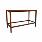 BAR TABLE 180 x 75 CM WITH GLASS TOP (AHO/030/018)