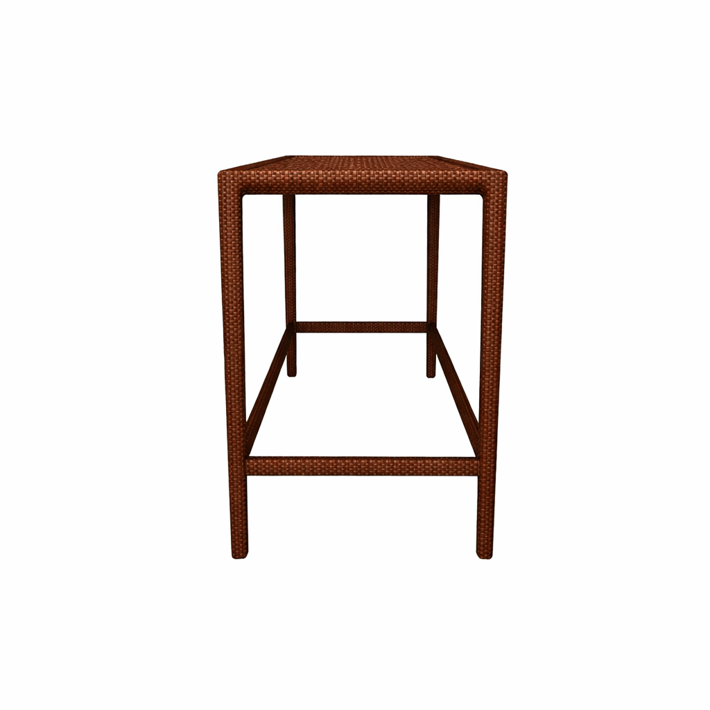 BAR TABLE 180 x 75 CM WITH GLASS TOP (AHO/030/018)