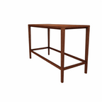 BAR TABLE 180 x 75 CM WITH GLASS TOP (AHO/030/018)