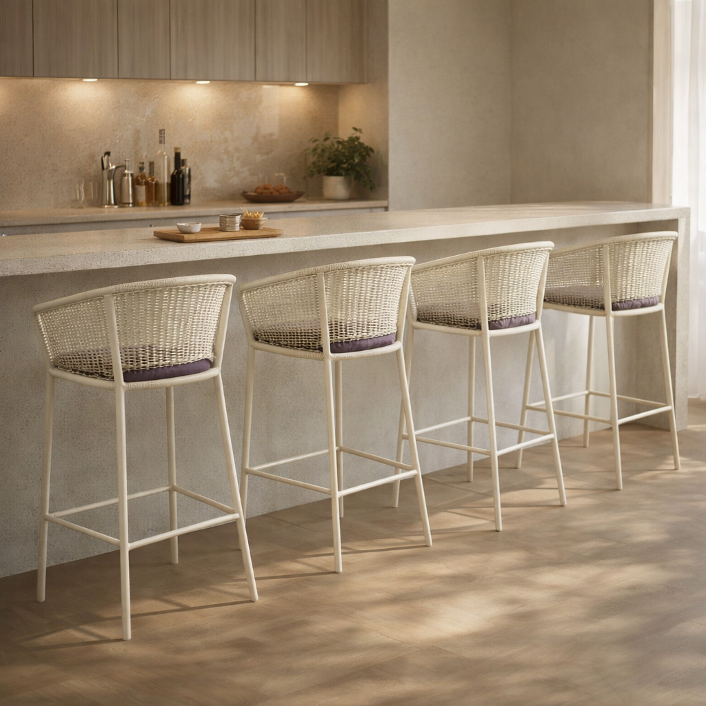 BAR STOOL WITH CUSHION (AHO/051/003)