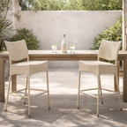 BAR STOOL WITHOUT ARMS WITH CUSHION (AHO/001/005)