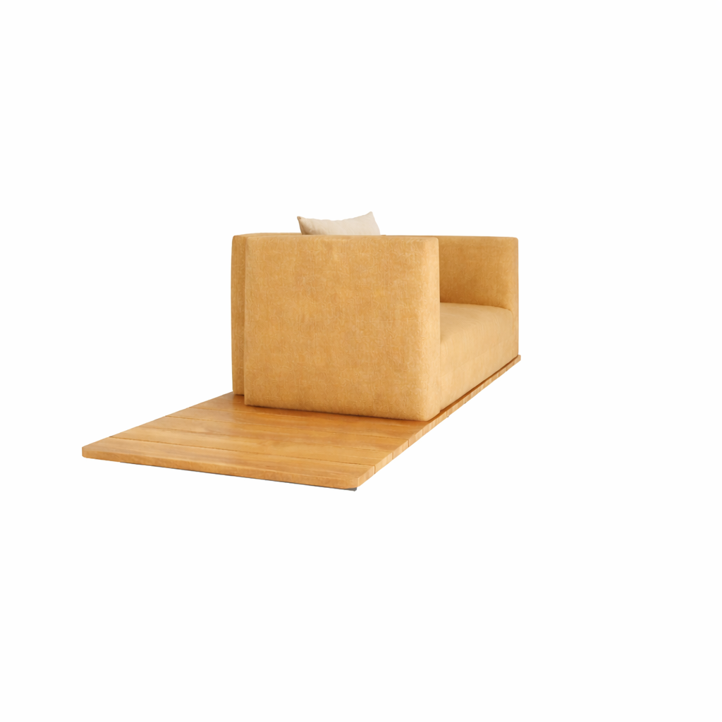 BASE + COMPLETE LEFT SOFA WITH CUSHION (AHO/013/026)