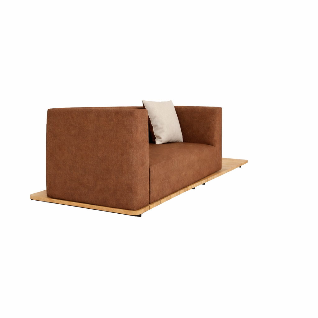 BASE + COMPLETE RIGHT SOFA WITH CUSHION (AHO/013/027)