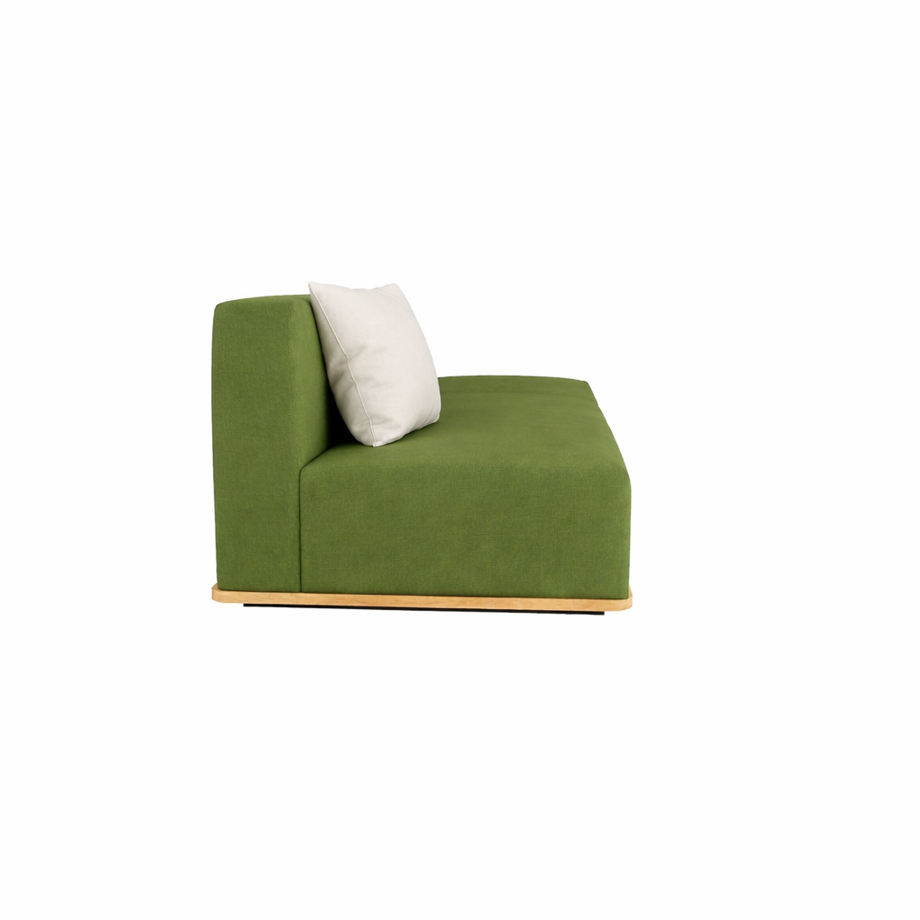 BASE + DOUBLE SEAT AND BACK + SINGLE RIGHT SEAT AND BACK WITH CUSHION (AHO/013/023)