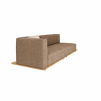 BASE + DOUBLE SEAT AND BACK + SINGLE SEAT + RIGHT ARM WITH CUSHION (AHO/013/021)