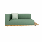 BASE + DOUBLE SEAT + DOUBLE BACK + RIGHT ARM WITH CUSHION (AHO/013/013)