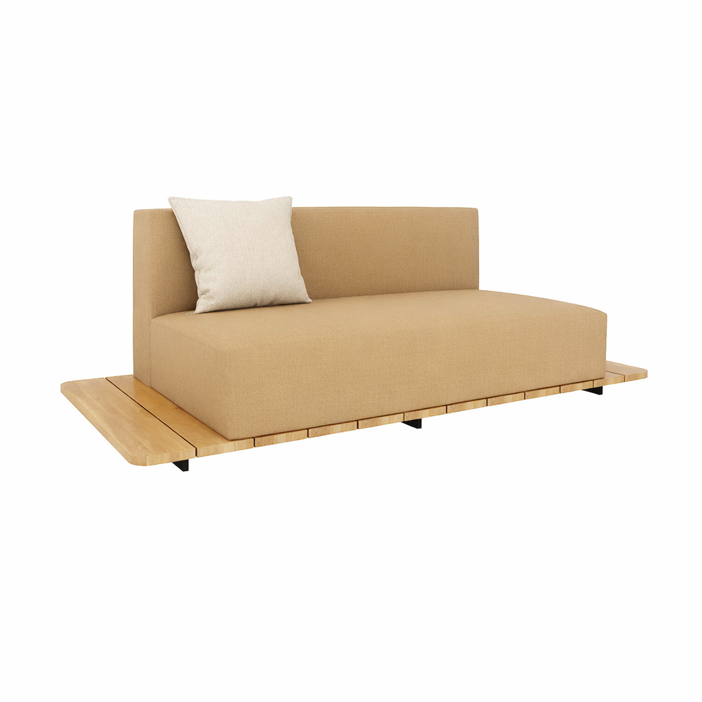 BASE + DOUBLE SEAT + DOUBLE CENTRE BACK WITH CUSHION (AHO/013/014)