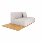 BASE + DOUBLE SEAT + DOUBLE LEFT BACK WITH CUSHION (AHO/013/007)