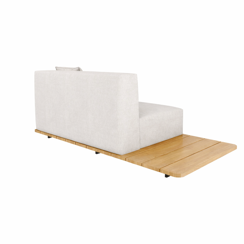 BASE + DOUBLE SEAT + DOUBLE LEFT BACK WITH CUSHION (AHO/013/007)