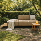 BASE + DOUBLE SEAT AND BACK + SINGLE SEAT LEFT WITH CUSHION (AHO/013/033)