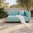 BASE + DOUBLE SEAT + DOUBLE BACK + LEFT ARM WITH CUSHION (AHO/013/012)