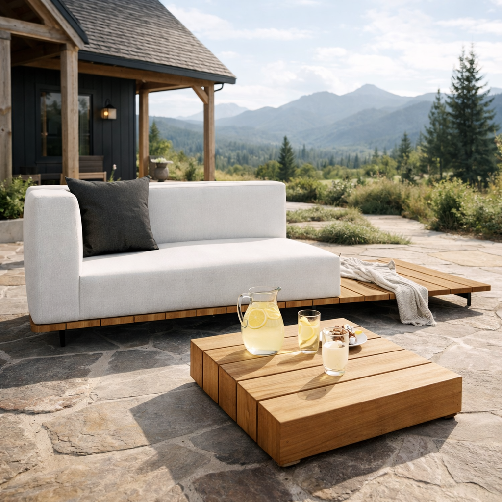 BASE DOUBLE SEAT DOUBLE BACK RIGHT ARM WITH CUSHION AHO 013 018