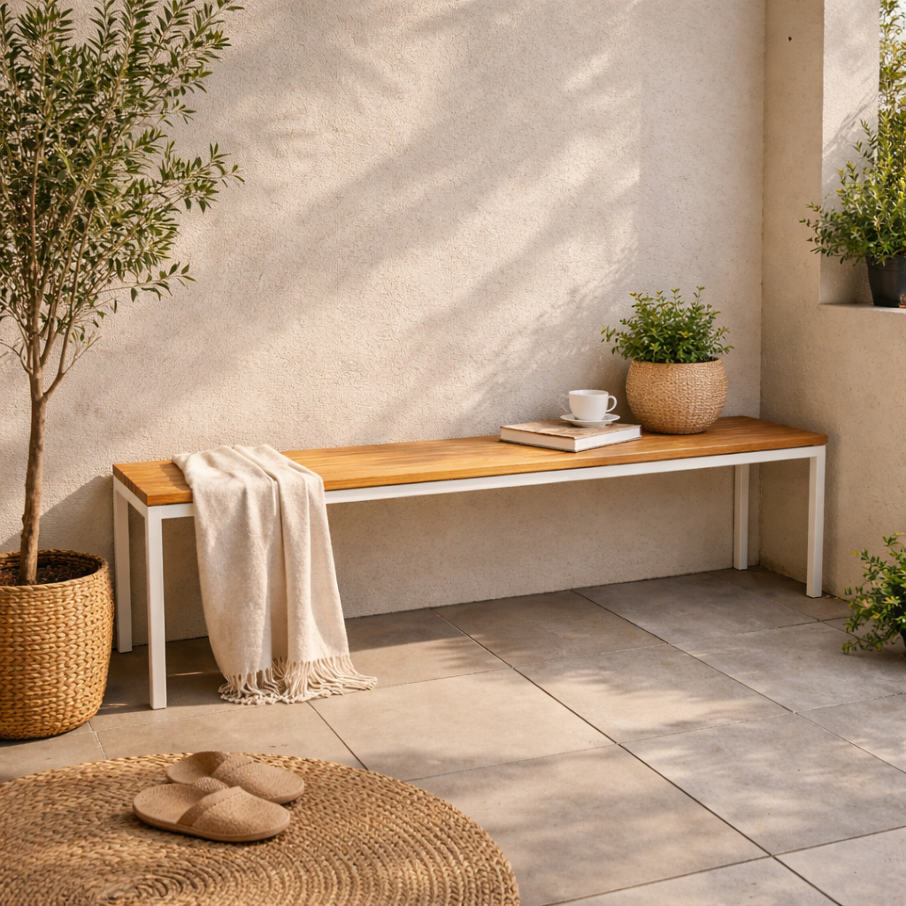 BENCH WITH CUSHION (AHO/045/006)