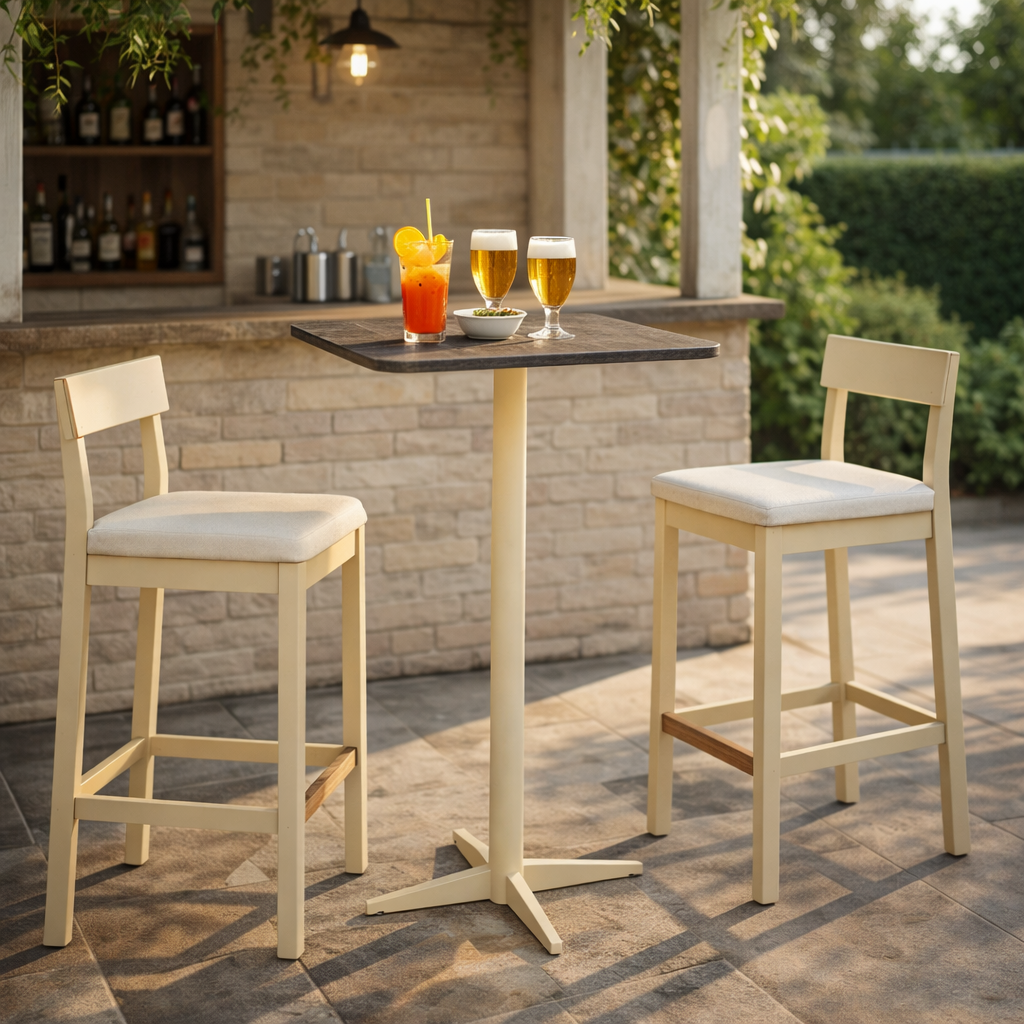 BAR TABLE WITH HPL TOP (AHO/034/005)