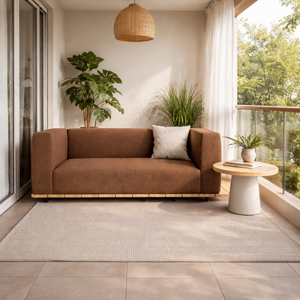 BASE + COMPLETE RIGHT SOFA WITH CUSHION (AHO/013/027)