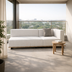 BASE + DOUBLE SEAT AND BACK + SINGLE SEAT AND BACK + LEFT ARM RIGHT DISPLACED WITH CUSHION (AHO/013/030)