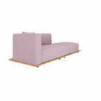 BASE DOUBLE SEAT AND BACK SINGLE SEAT RIGHT ARM WITH CUSHION AHO 013 025