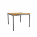 DINING TABLE WITH TEAK WOOD TOP (AHO/043/003)