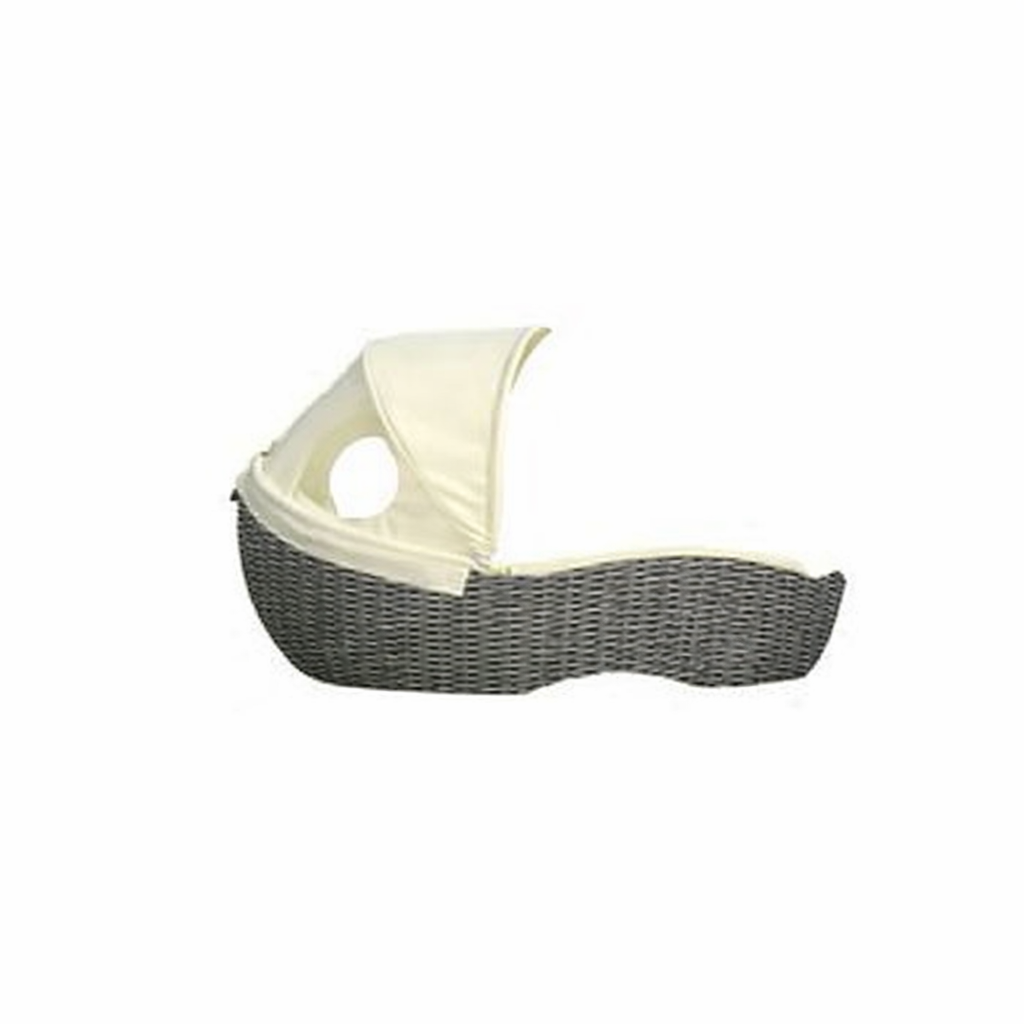 LUXURY SINGLE SUN LOUNGER WITH CUSHION (AHOC/242/002)