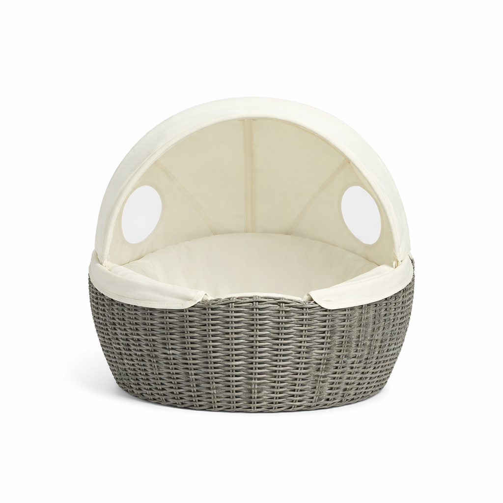 LUXURY SINGLE SUN LOUNGER WITH CUSHION (AHOC/242/002)