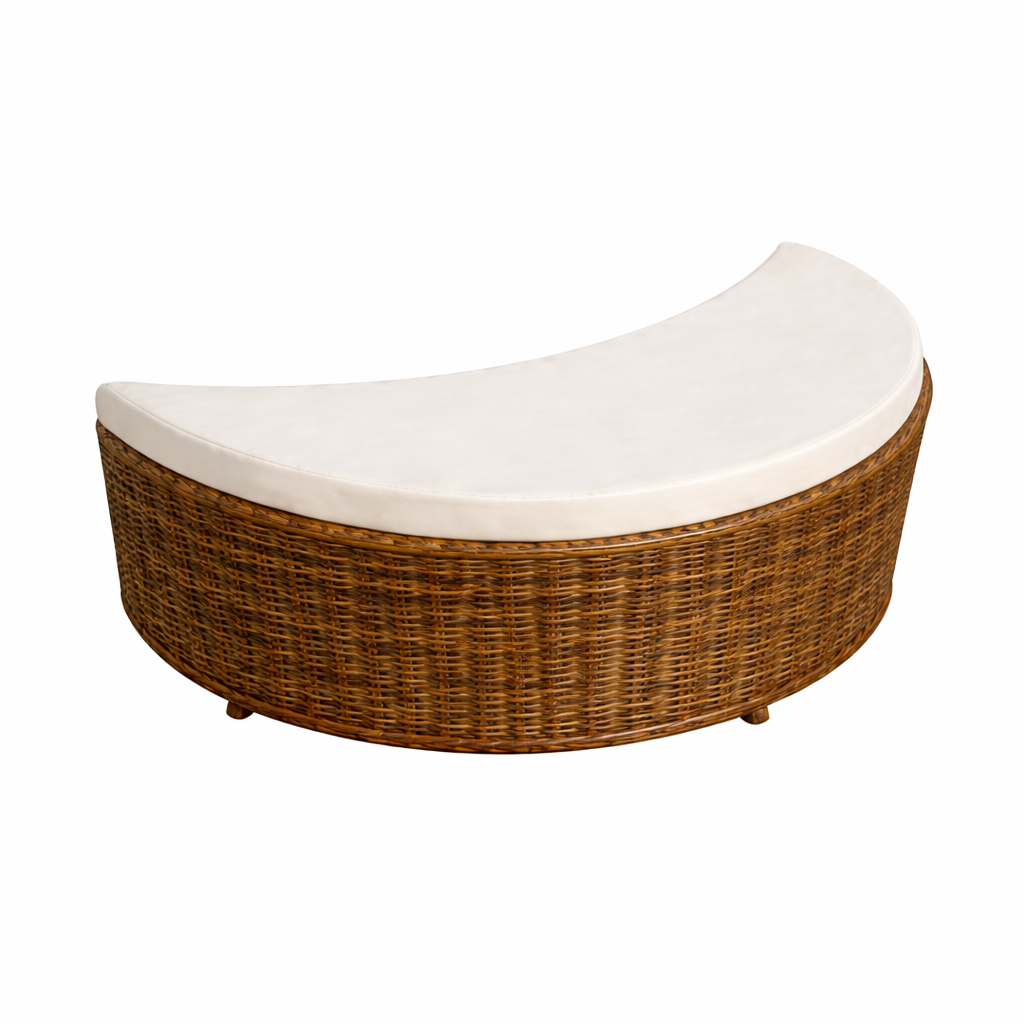 OTTOMAN WITH CUSHION (AHOC/220/002)