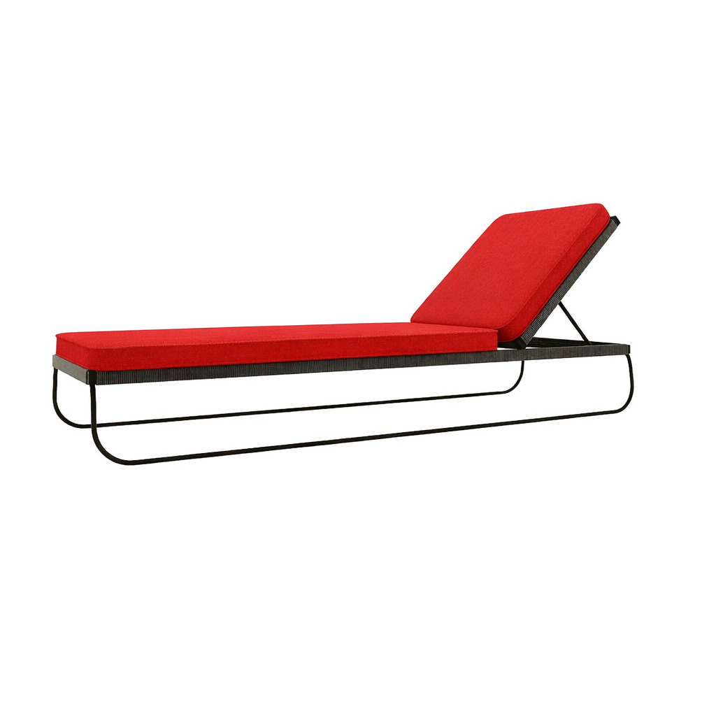 SUNLOUNGER WITH CUSHION (AHO/047/011)