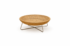 TEA TABLE WITH GLASS TOP (AHOD/203/002)