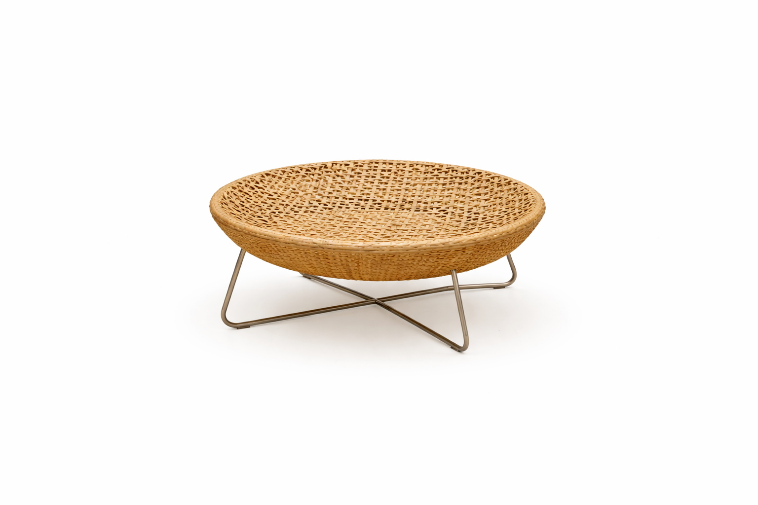 TEA TABLE WITH GLASS TOP (AHOD/203/002)