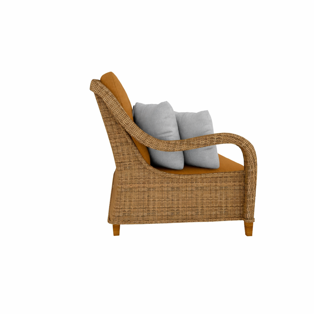 THREE SEATER SOFA WITH CUSHION (AHO/026/003)