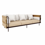 THREE SEATER SOFA WITH CUSHION (AHO/014/013)