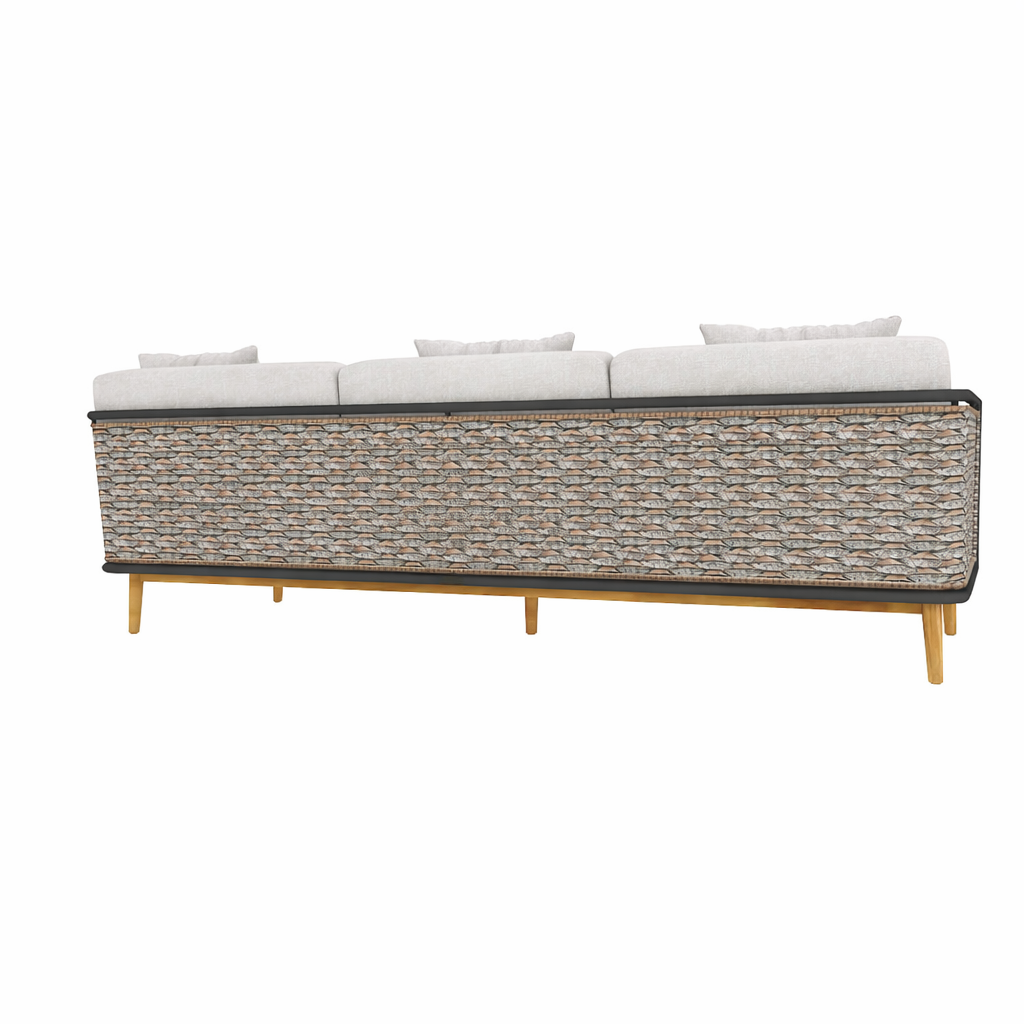 THREE SEATER SOFA WITH CUSHION (AHO/029/004)