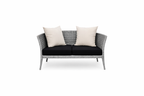 THREE SEATER SOFA WITH CUSHION (AHOL/184/001)