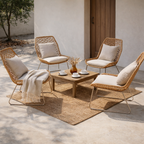 LOUNGE CHAIR WITH CUSHION (AHOD/203/001)