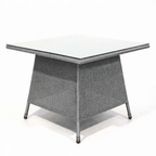 DINING TABLE WITH GLASS TOP (AHOD/124/002)