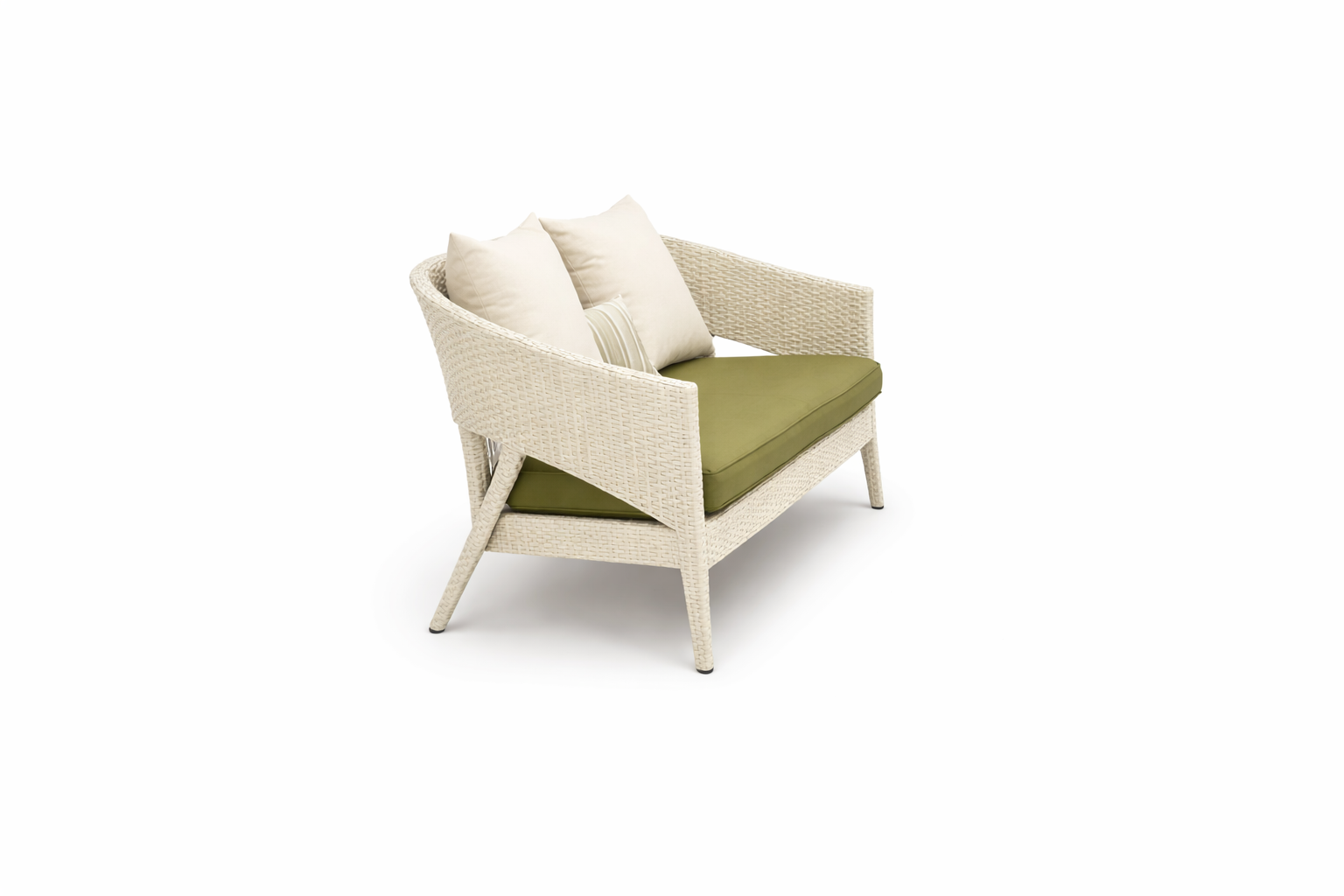 DOUBLE SEATER SOFA WITH CUSHION (AHOL/605/002)