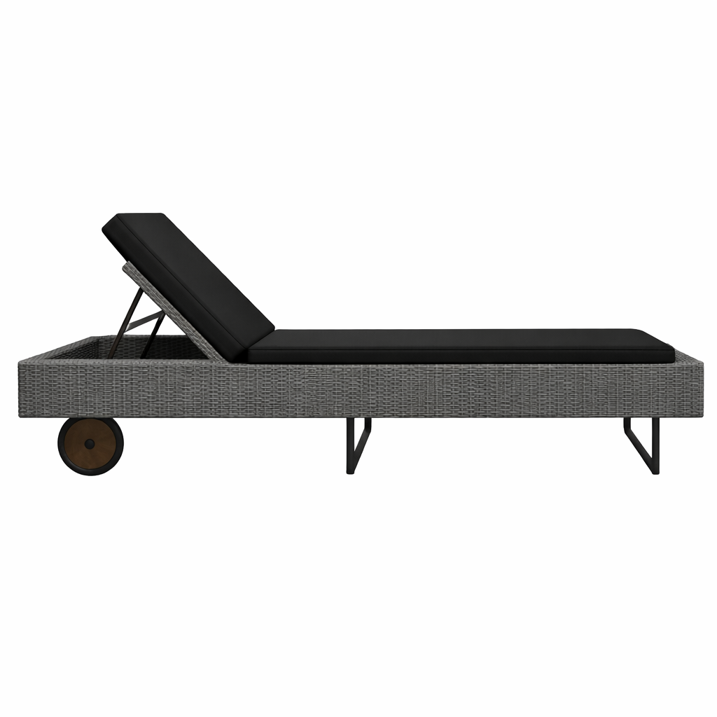 SUNLOUNGER WITH CUSHION (AHOC/206/001)