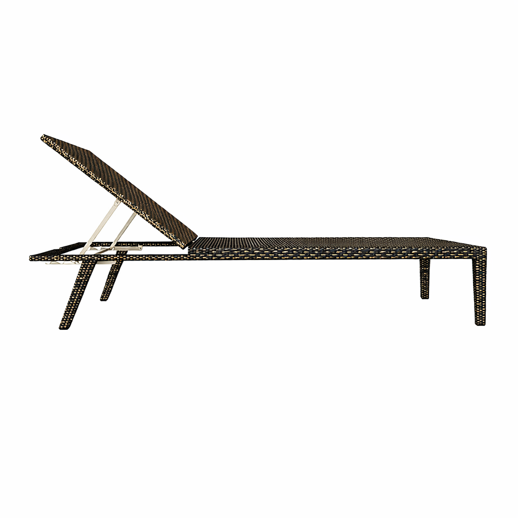 SUNLOUNGER WITHOUT ARMS WITH CUSHION (AHO/008/010)
