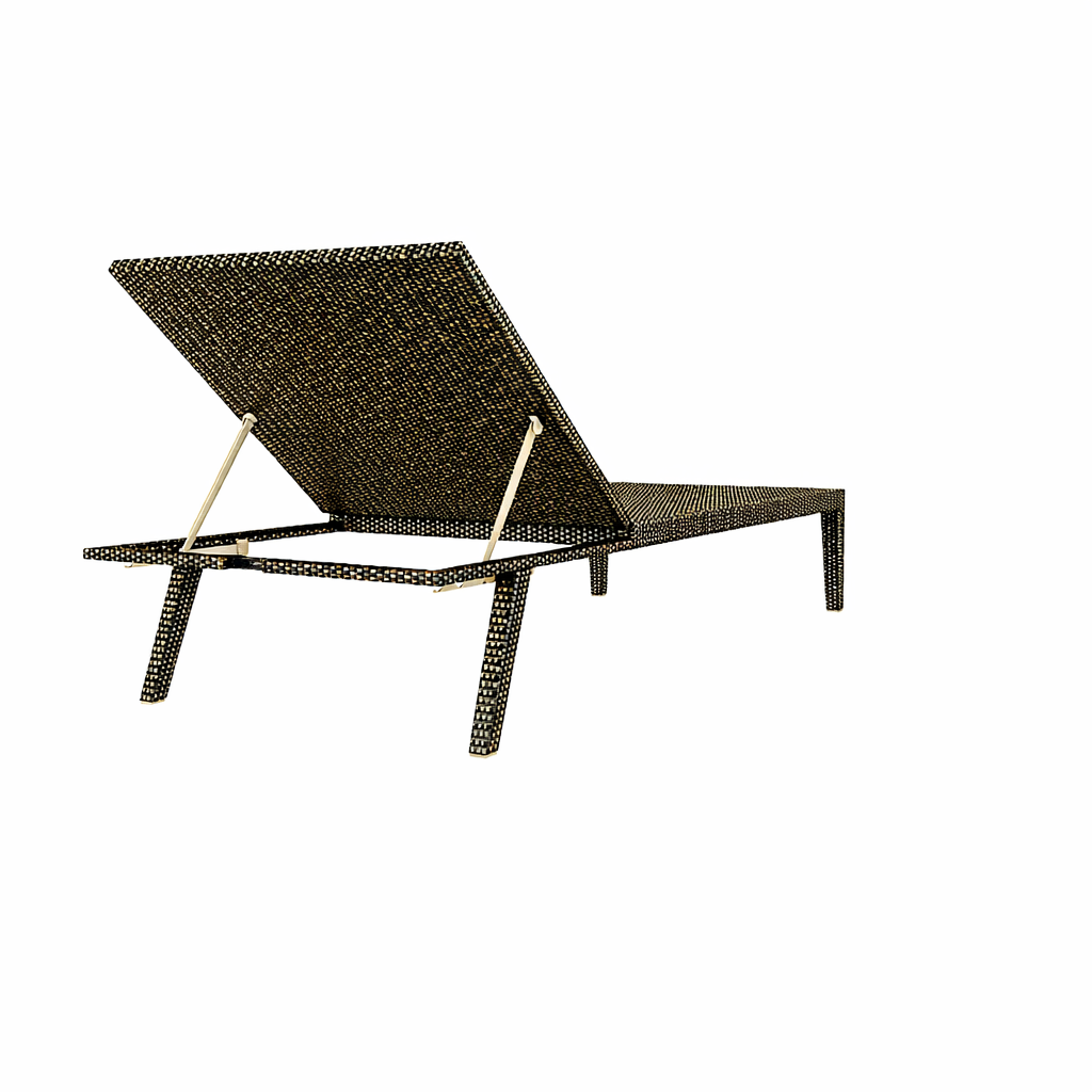 SUNLOUNGER WITHOUT ARMS WITH CUSHION (AHO/008/010)