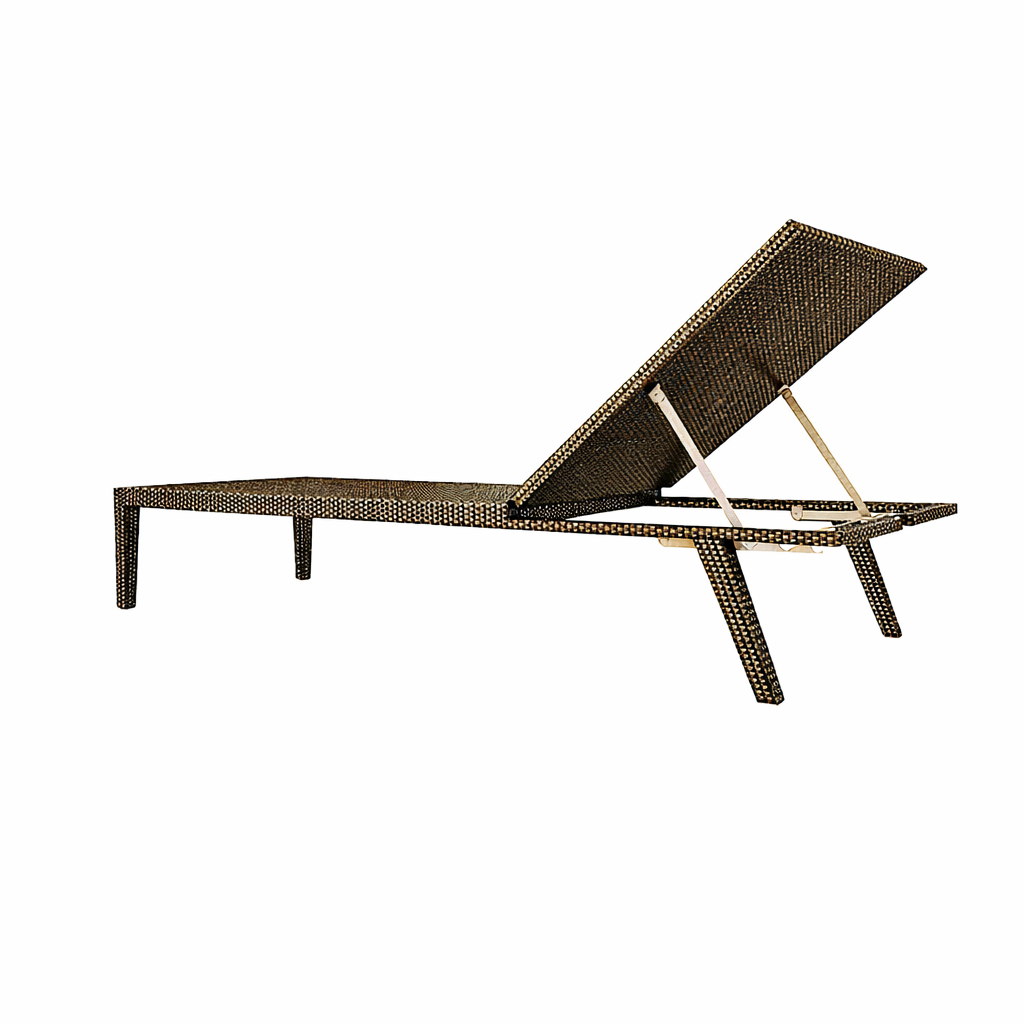 SUNLOUNGER WITHOUT ARMS WITH CUSHION (AHO/008/010)