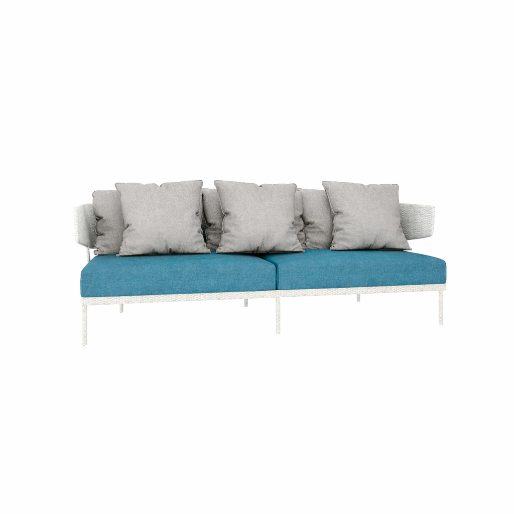 THREE SEATER SOFA WITH CUSHION (AHO/015/006)