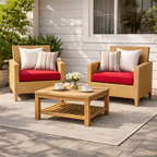 SINGLE SEATER SOFA WITH CUSHIONS (AHOL/133/003)