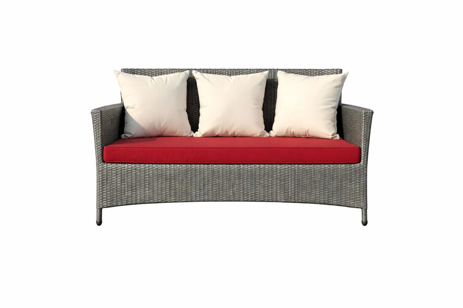 THREE SEATER SOFA WITH CUSHION (AHOL/107/001)