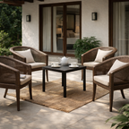 DINING ARMCHAIR WITH CUSHION (AHOD/200/001)