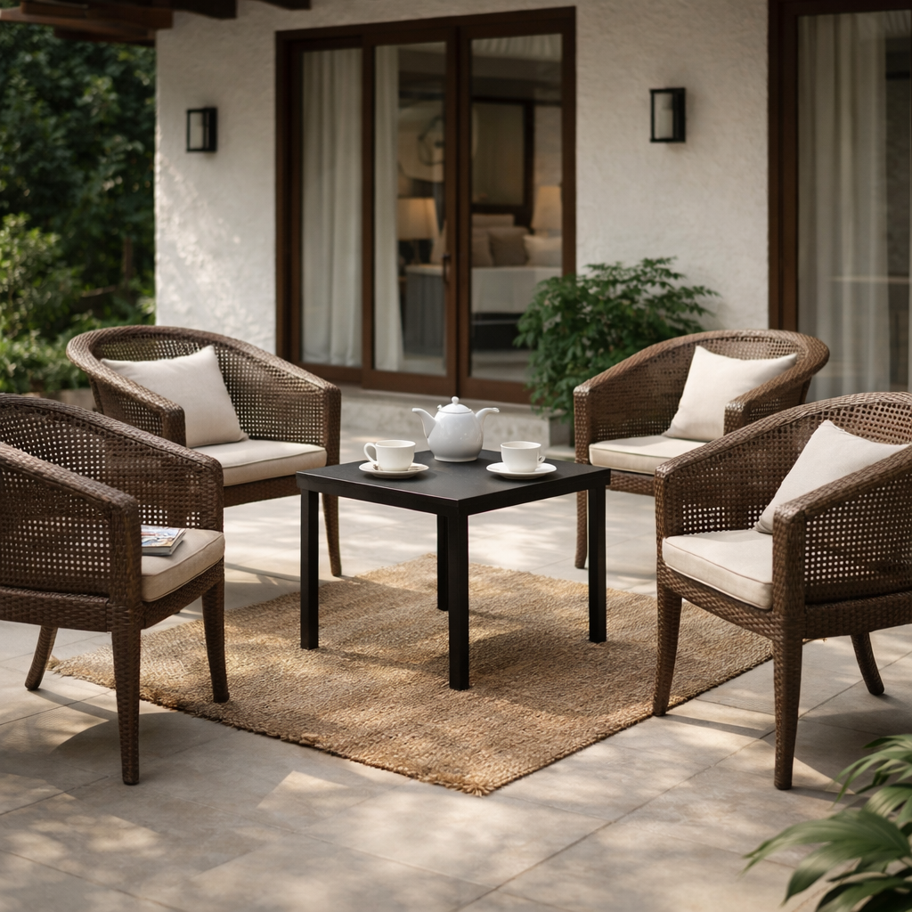 DINING ARMCHAIR WITH CUSHION (AHOD/200/001)